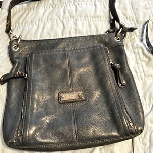 Blue bag with lots of compartments